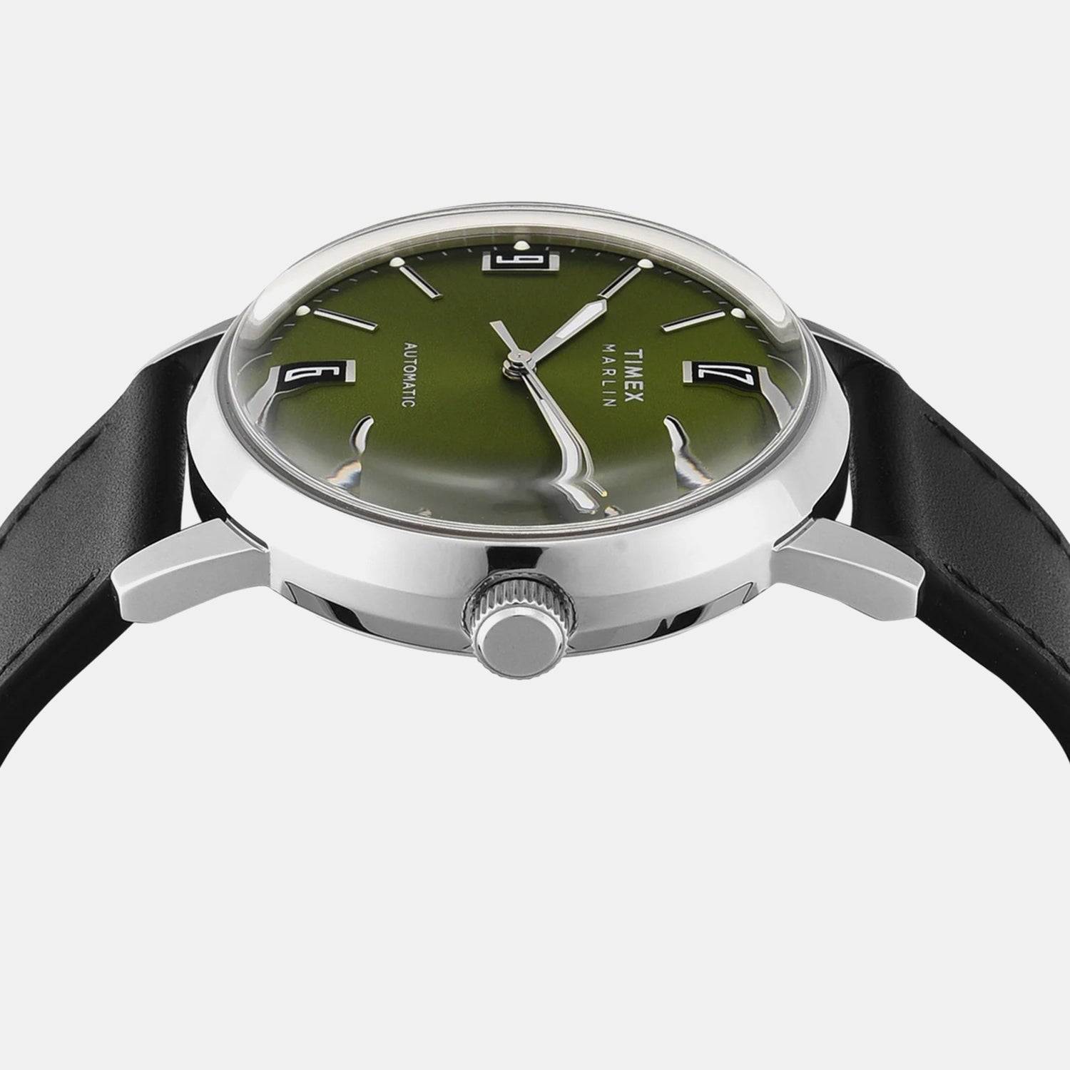Marlin Men Automatic Green Dial Analog Leather Watch TWEG26700