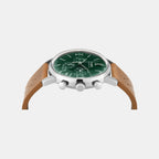Marlin Men Quartz Green Dial Chronograph Leather Watch TWEG26702