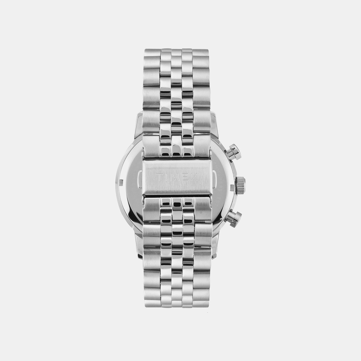 Men Quartz Silver Dial Chronograph Stainless Steel Watch TWEG26704