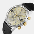 Marlin Men Quartz Dial Chronograph Leather Watch TWEG26705