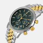 Marlin Men Quartz Green Dial Chronograph Stainless Steel Watch TWEG26707