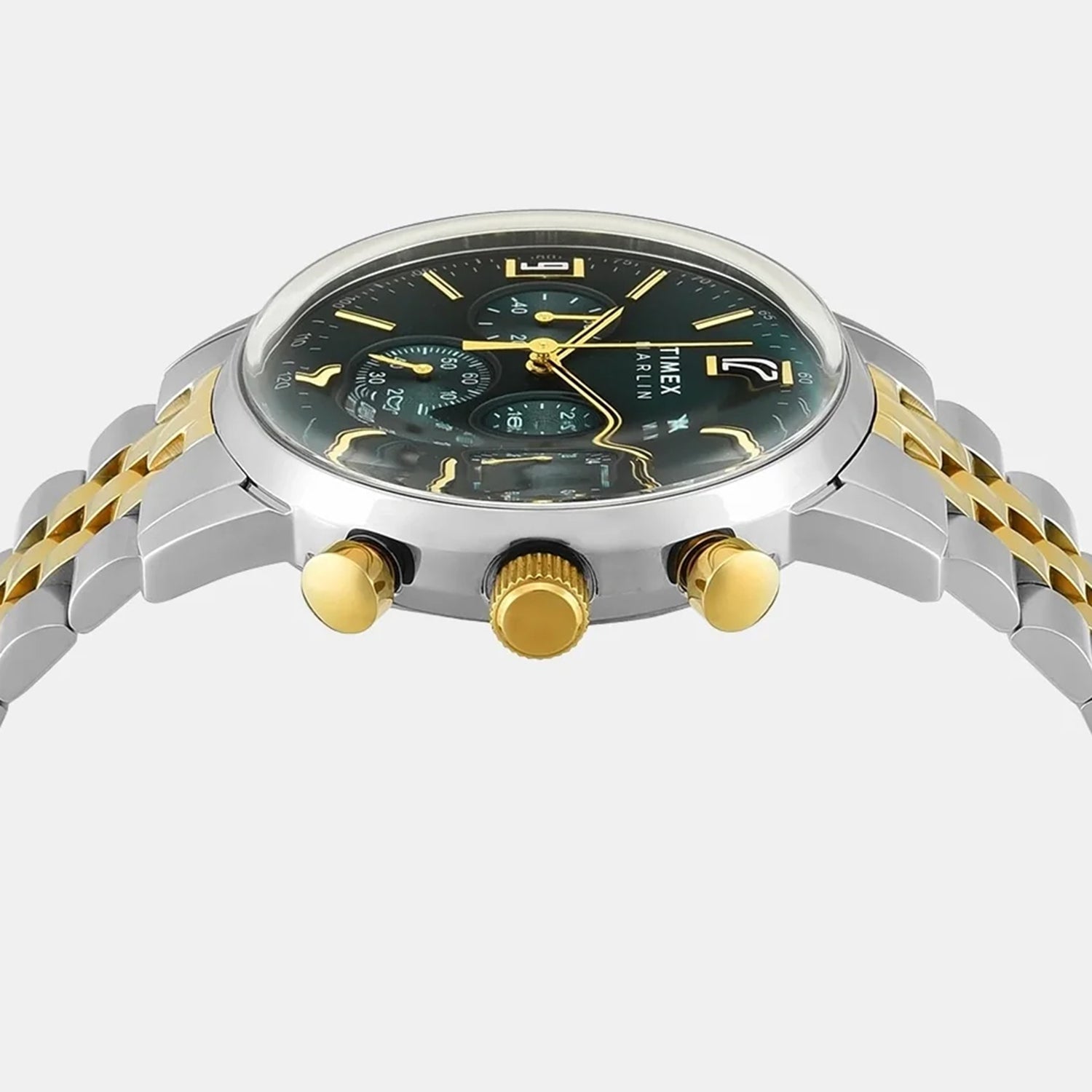 Marlin Men Quartz Green Dial Chronograph Stainless Steel Watch TWEG26707