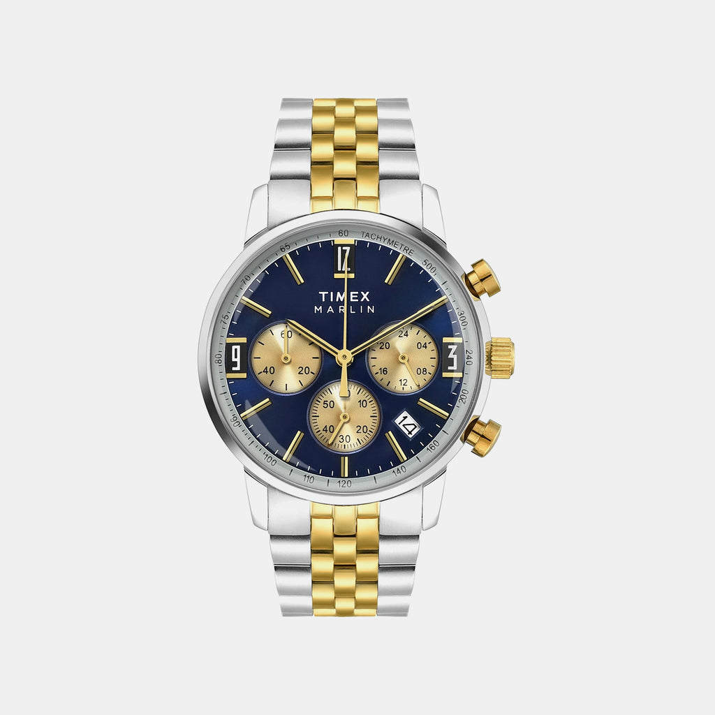 Marlin Men Quartz Dial Chronograph Stainless Steel Watch TWEG26708