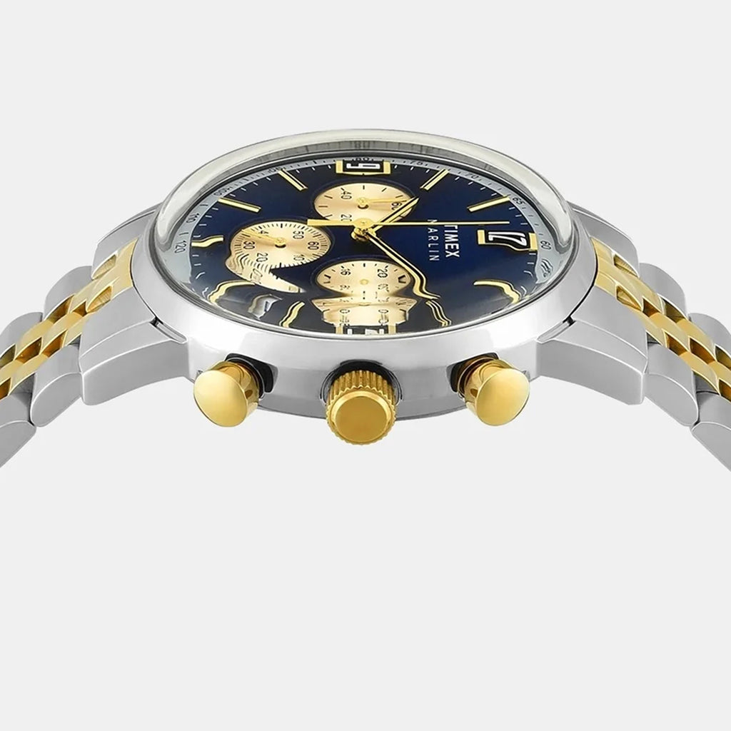 Marlin Men Quartz Blue Dial Chronograph Stainless Steel Watch TWEG26708