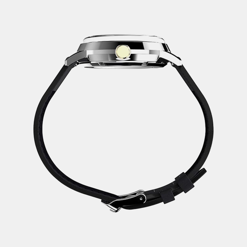 Marlin Men Automatic Black Dial Analog Leather Watch TWEG26711