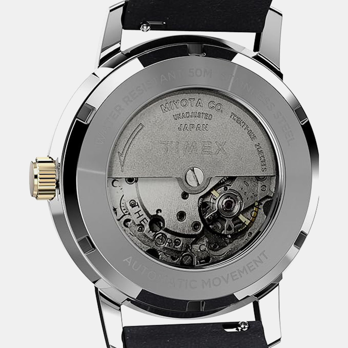 Marlin Men Automatic Black Dial Analog Leather Watch TWEG26711