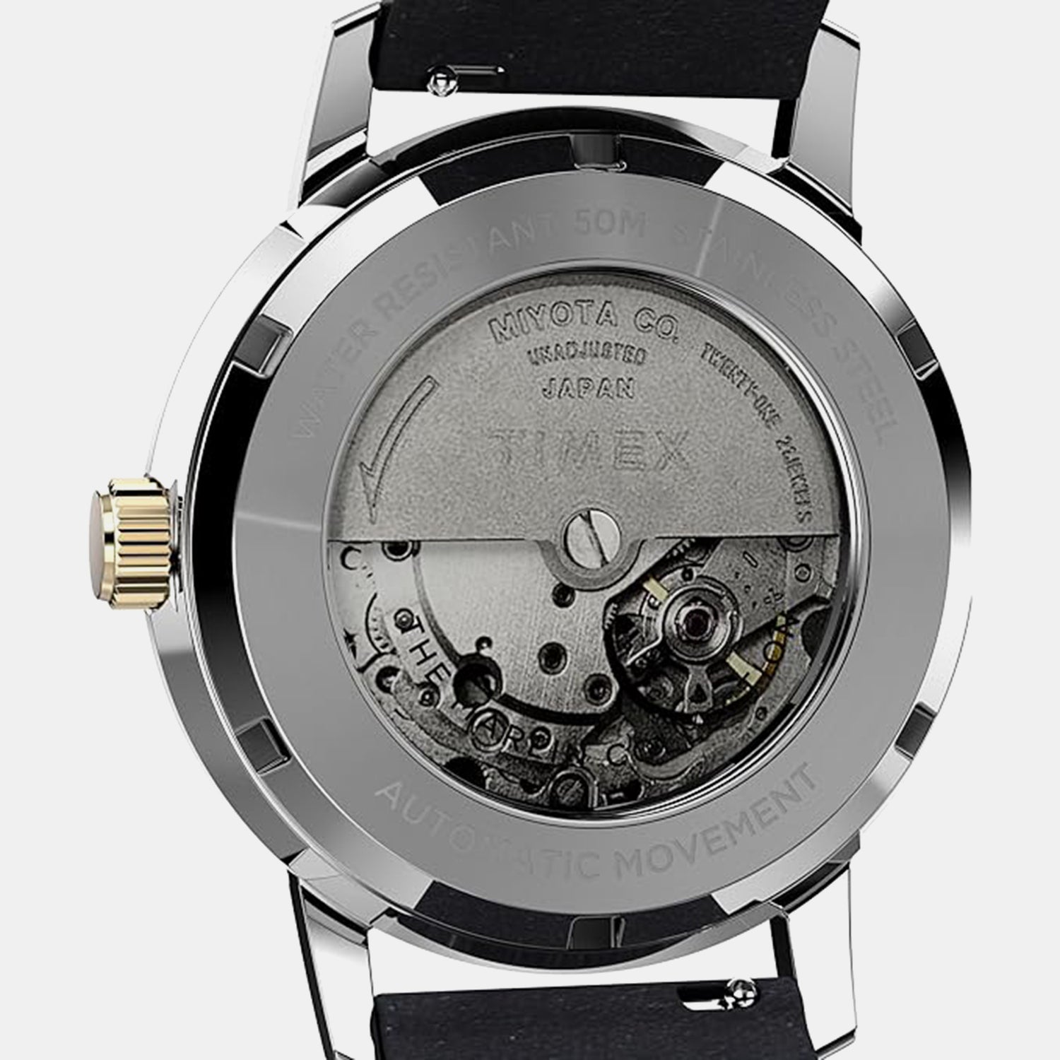 Marlin Men Automatic Black Dial Analog Leather Watch TWEG26711