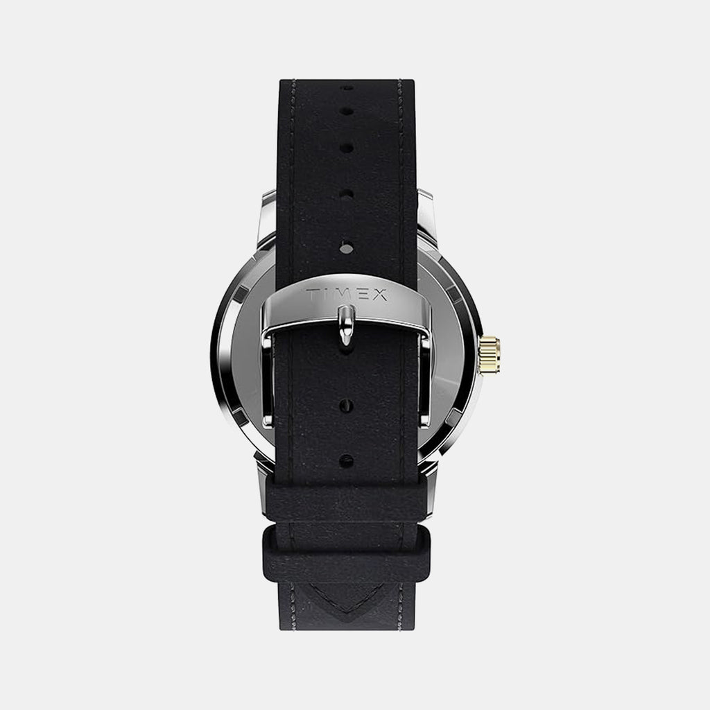 Marlin Men Automatic Black Dial Analog Leather Watch TWEG26711