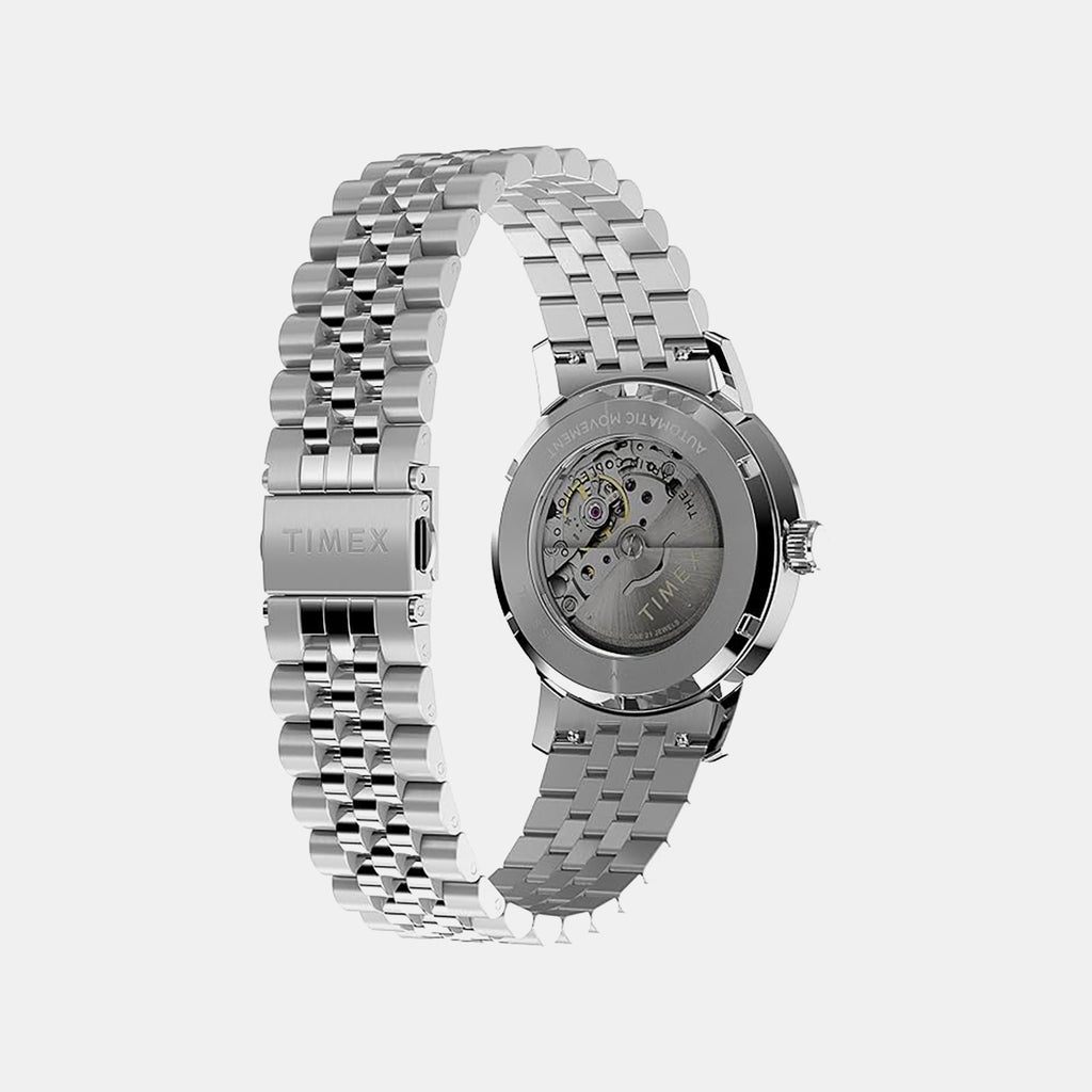 Men Automatic Black Dial Analog Stainless Steel Watch TWEG26712