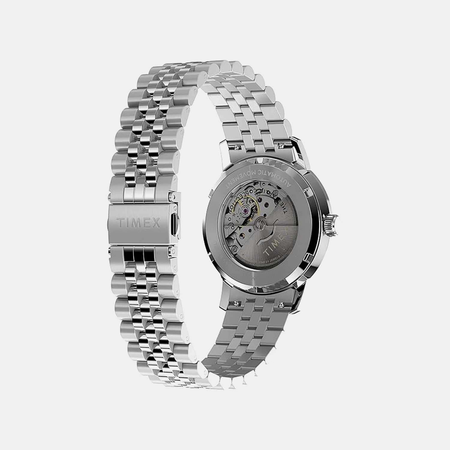Men Automatic Black Dial Analog Stainless Steel Watch TWEG26712