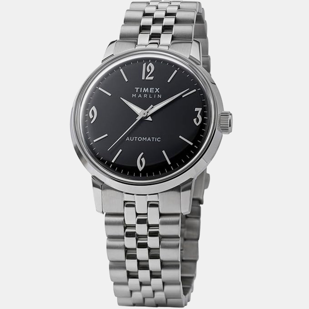 Men Automatic Black Dial Analog Stainless Steel Watch TWEG26712