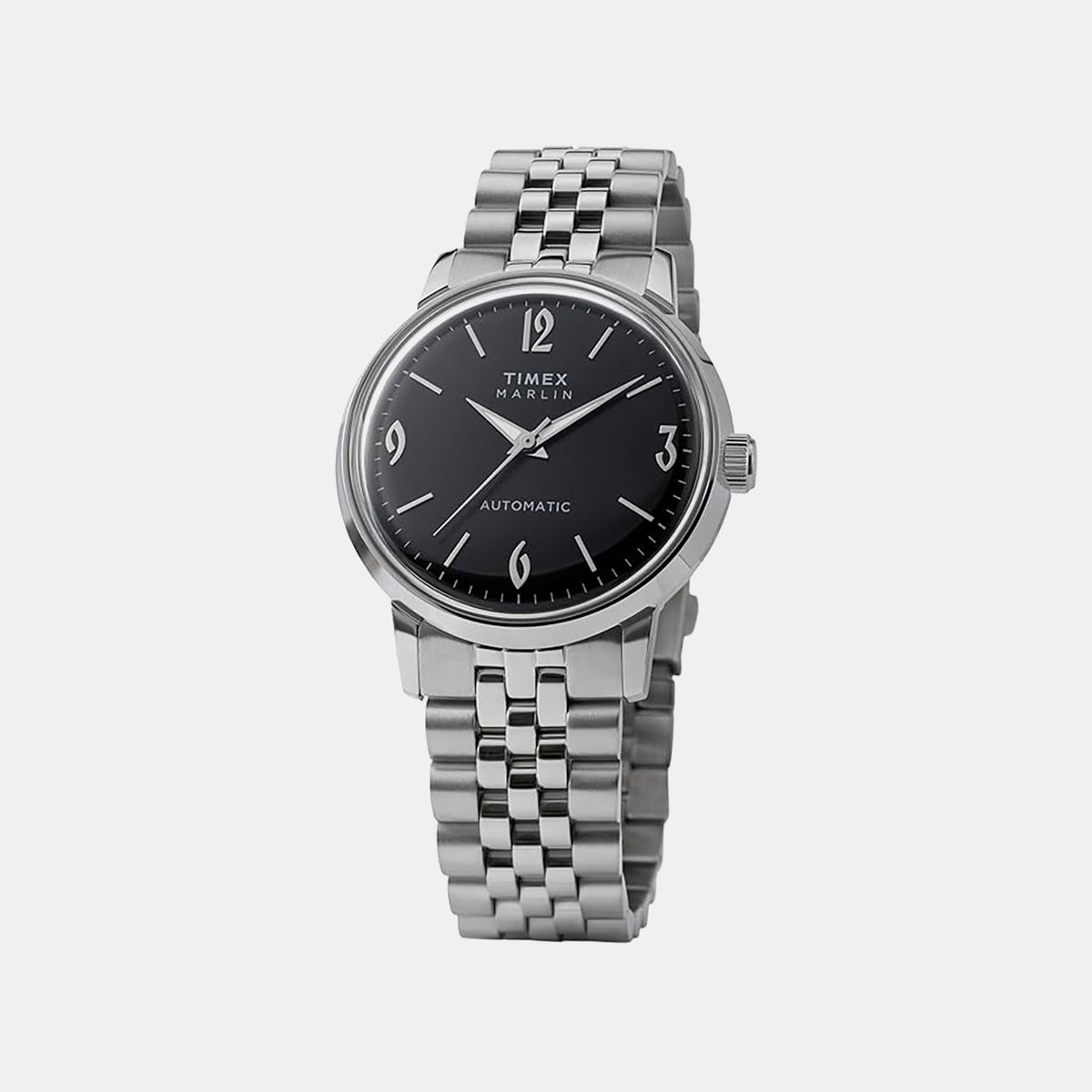 Marlin Men Automatic Black Dial Analog Stainless Steel Watch TWEG26712