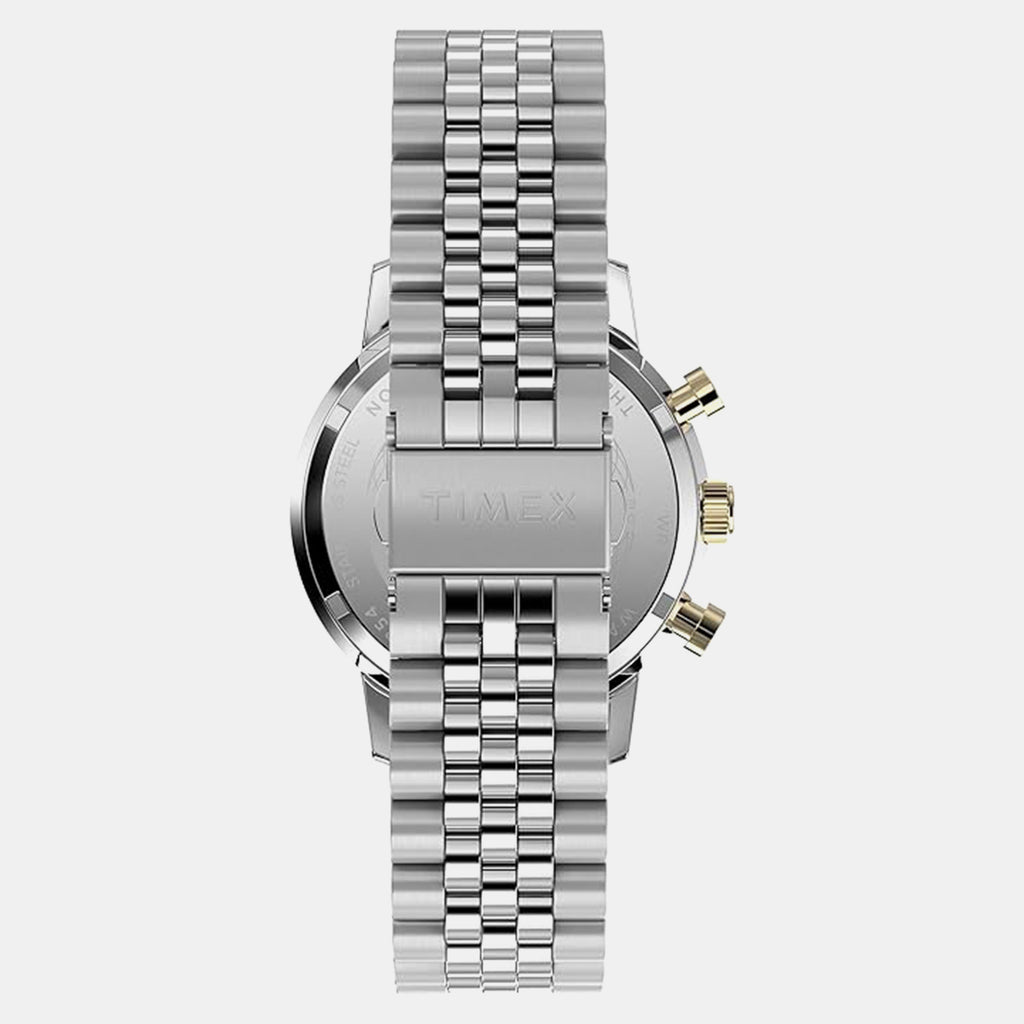 Marlin Men Quartz Champagne Dial Chronograph Stainless Steel Watch TWEG26713