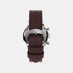 Marlin Men Quartz Blue Dial Chronograph Leather Watch TWEG26714