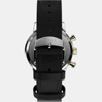 Marlin Men Quartz Black Dial Chronograph Leather Watch TWEG26715