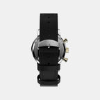Marlin Men Quartz Black Dial Chronograph Leather Watch TWEG26715