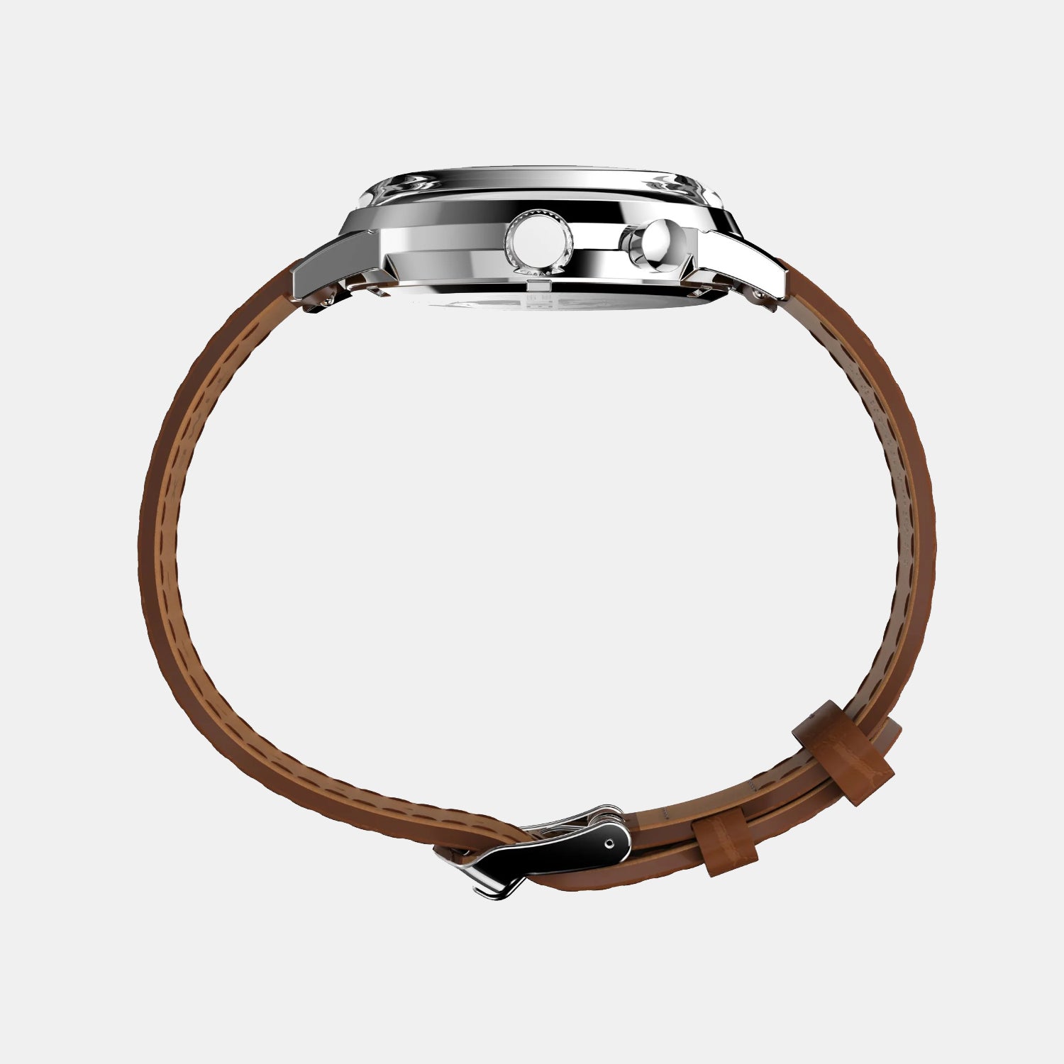 Marlin Men Quartz Green Dial Multi-Function Leather Watch TWEG26800