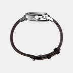 Marlin Men Quartz Rose Gold Dial Multi-Function Leather Watch TWEG26801