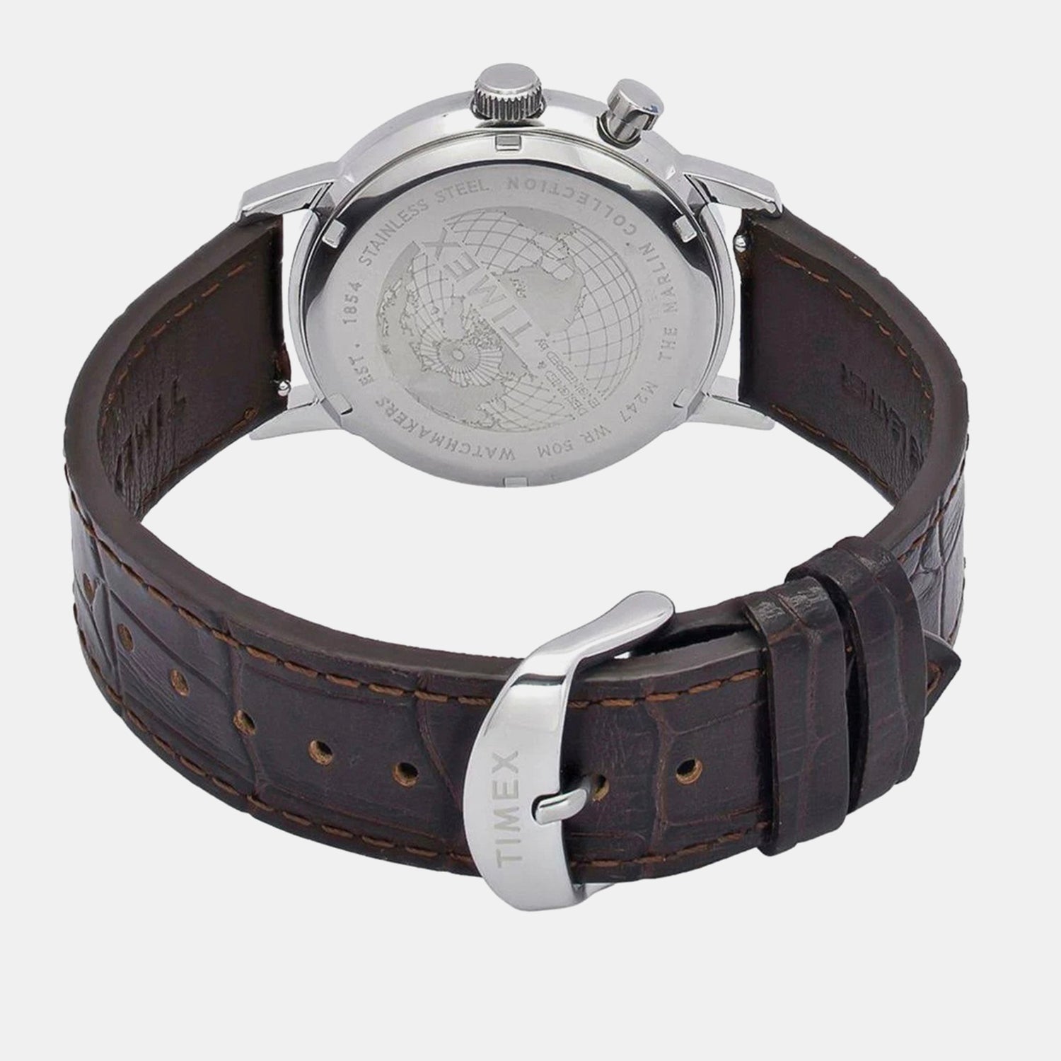 Marlin Men Quartz Dial Multi-Function Leather Watch TWEG26801