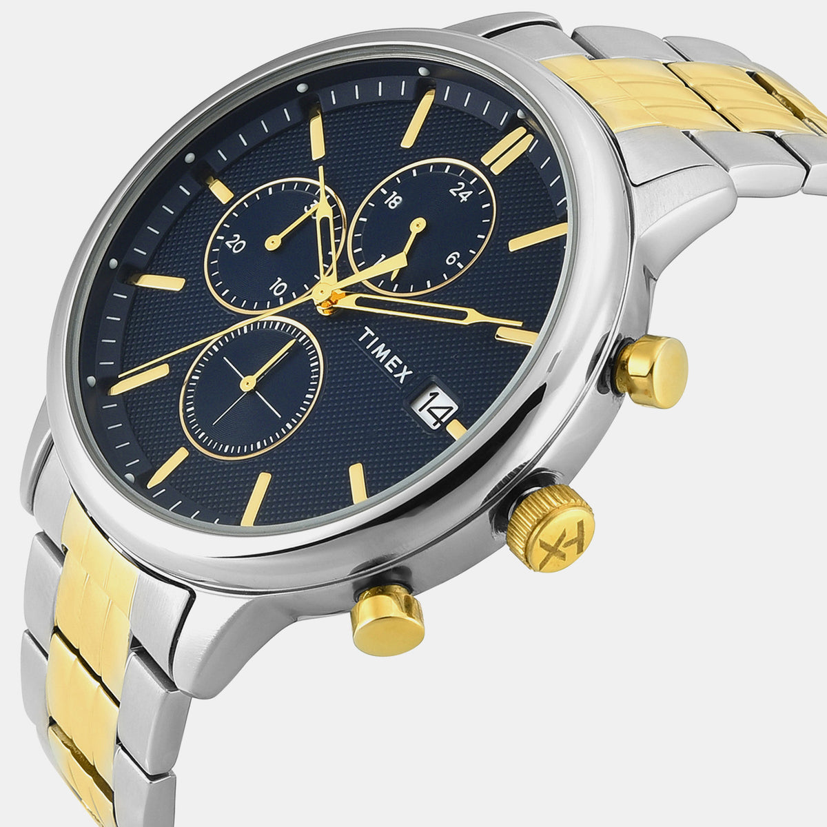 Chicago Men Quartz Blue Dial Multi-Function Stainless Steel Watch TWEG26901