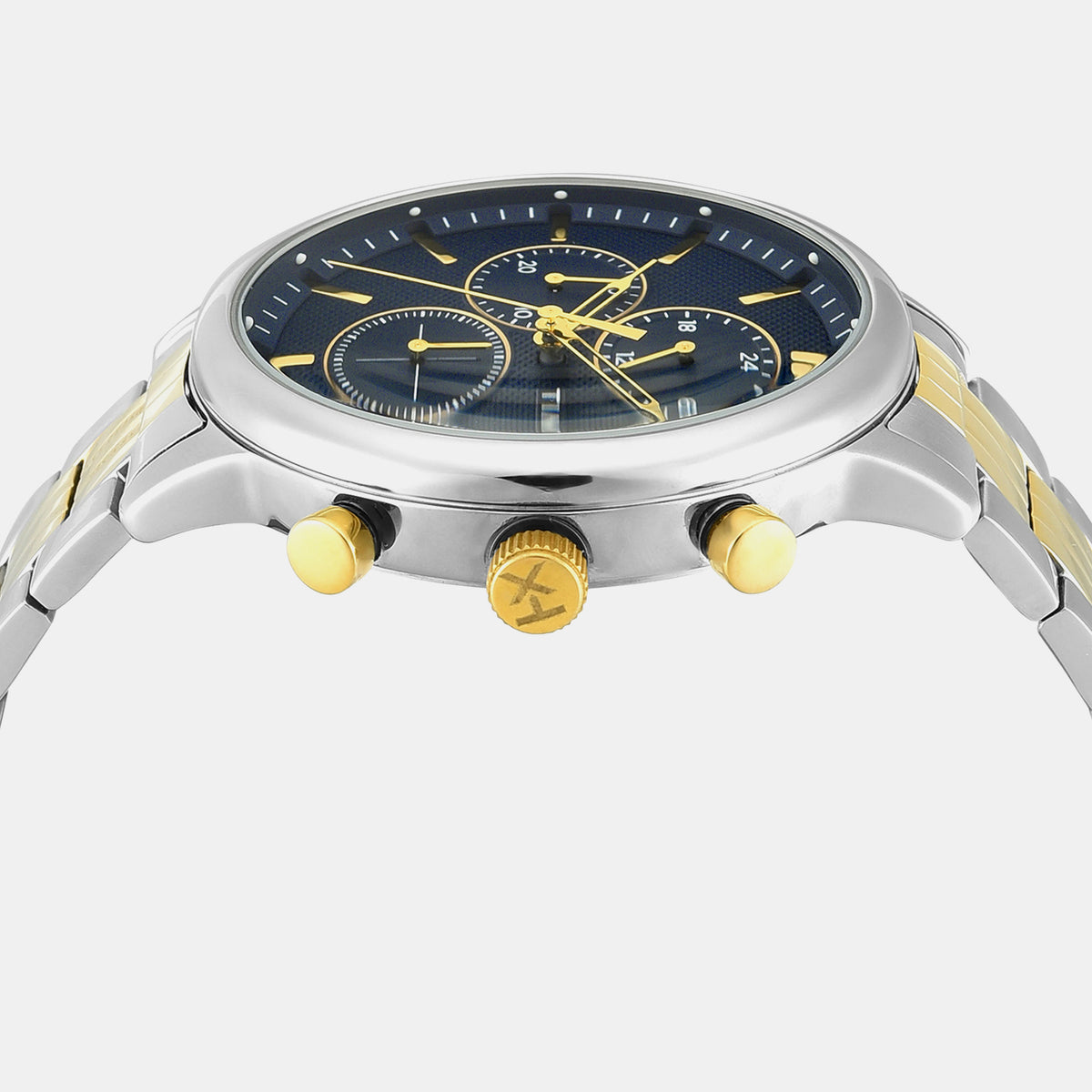 Chicago Men Quartz Blue Dial Multi-Function Stainless Steel Watch TWEG26901