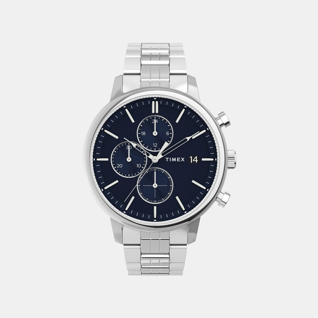 Chicago Men Quartz Dial Chronograph Stainless Steel Watch TWEG26903