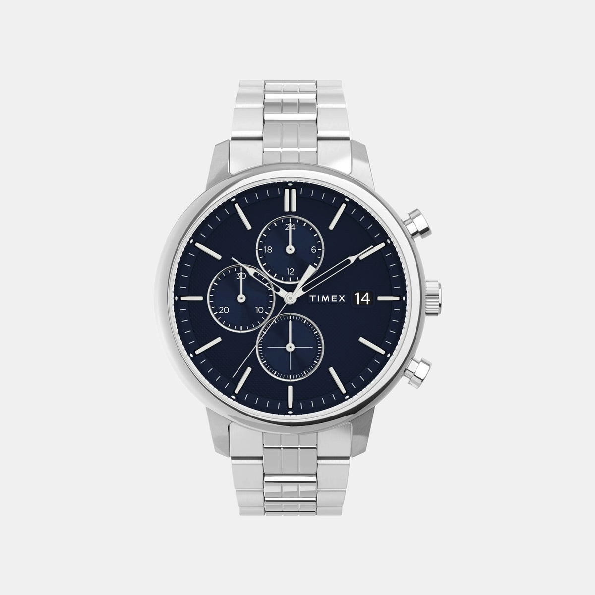 Chicago Men Quartz Blue Dial Multi-Function Stainless Steel Watch TWEG26903