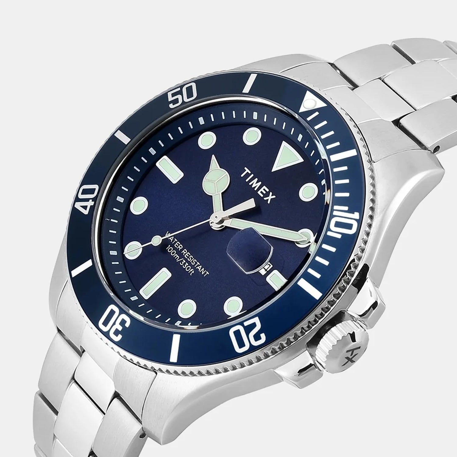 Harborside Men Quartz Blue Dial Analog Stainless Steel Watch TWEG27000