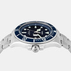 Harborside Men Quartz Blue Dial Analog Stainless Steel Watch TWEG27000
