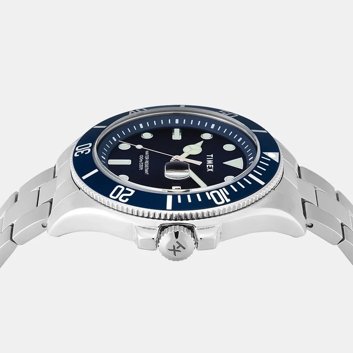Harborside Men Quartz Blue Dial Analog Stainless Steel Watch TWEG27000
