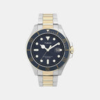 Men Quartz Blue Dial Analog Stainless Steel Watch TWEG27001