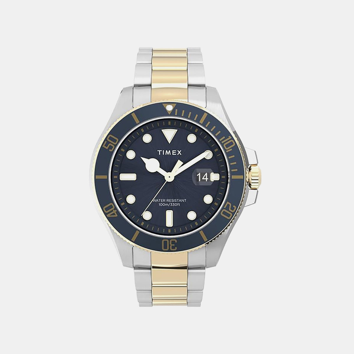 Harborside Men Quartz Blue Dial Analog Stainless Steel Watch TWEG27001