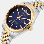 Men Quartz Blue Dial Analog Stainless Steel Watch TWEG27100