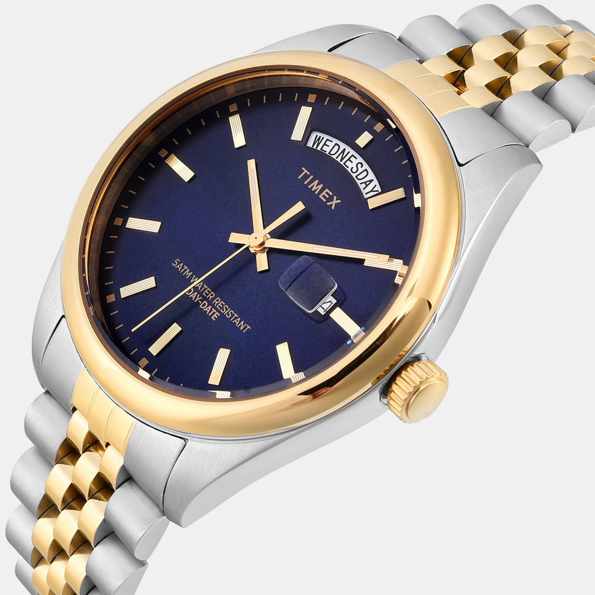 Legacy Men Quartz Blue Dial Analog Stainless Steel Watch TWEG27100