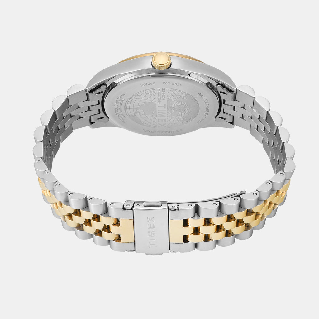 Men Quartz Blue Dial Analog Stainless Steel Watch TWEG27100