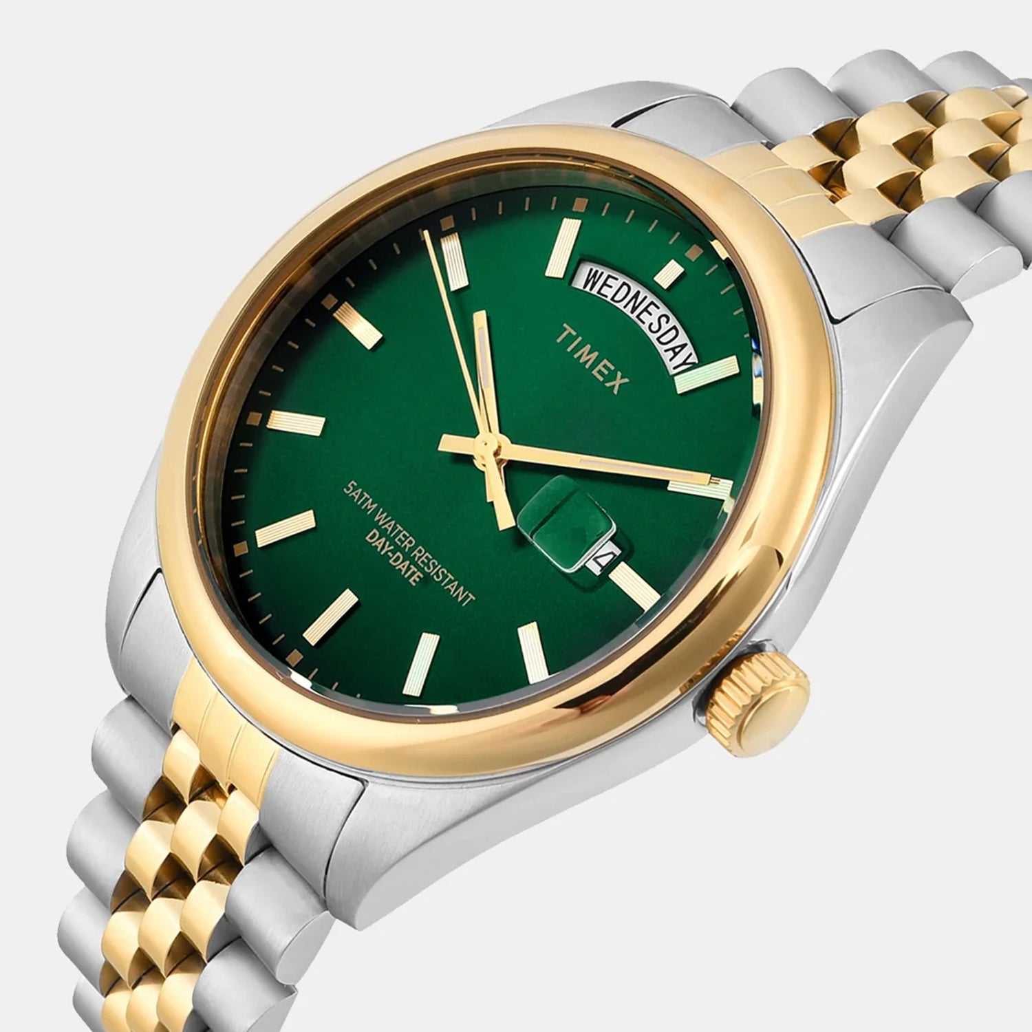 Legacy Men Quartz Green Dial Analog Stainless Steel Watch TWEG27102