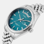 Legacy Men Quartz Green Dial Analog Stainless Steel Watch TWEG27104