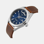 Legacy Men Quartz Blue Dial Analog Leather Watch TWEG27105