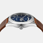 Legacy Men Quartz Blue Dial Analog Leather Watch TWEG27105