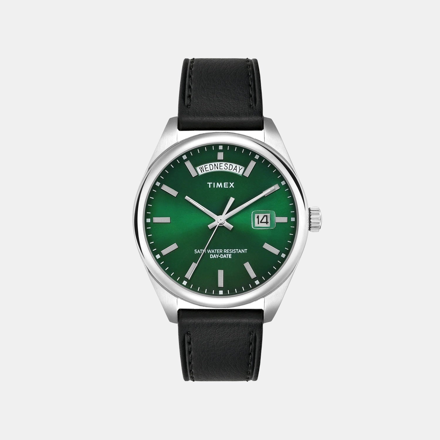 Legacy Men Quartz Green Dial Analog Leather Watch TWEG27106