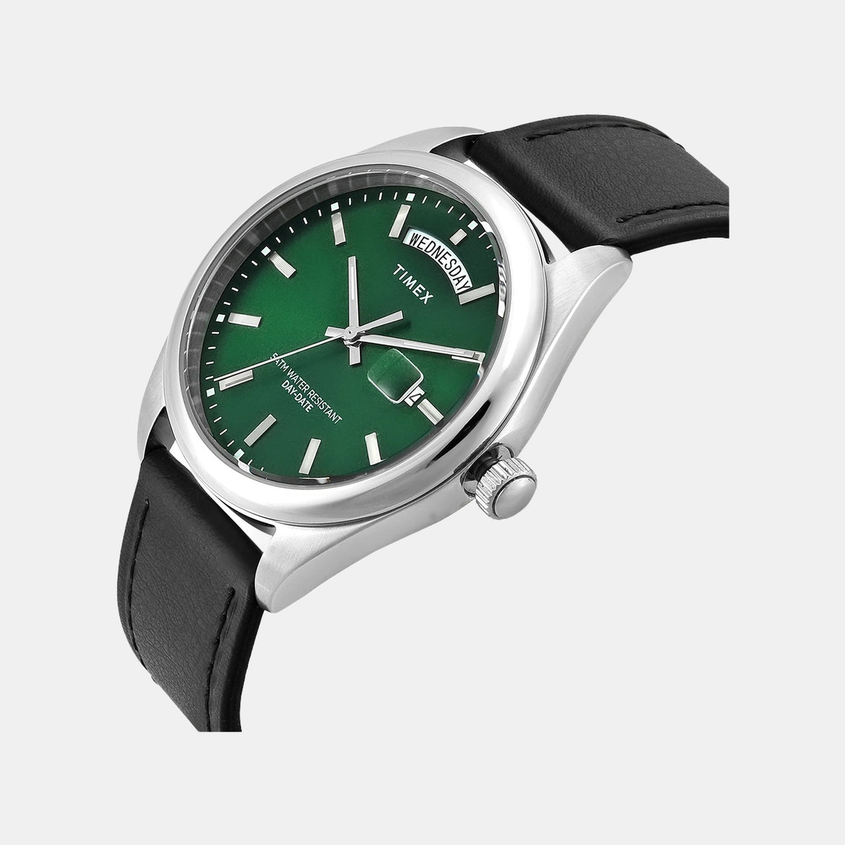 Legacy Men Quartz Green Dial Analog Leather Watch TWEG27106