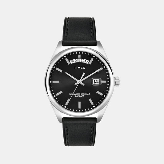 Legacy Men Quartz Black Dial Analog Stainless Steel Watch TWEG27107