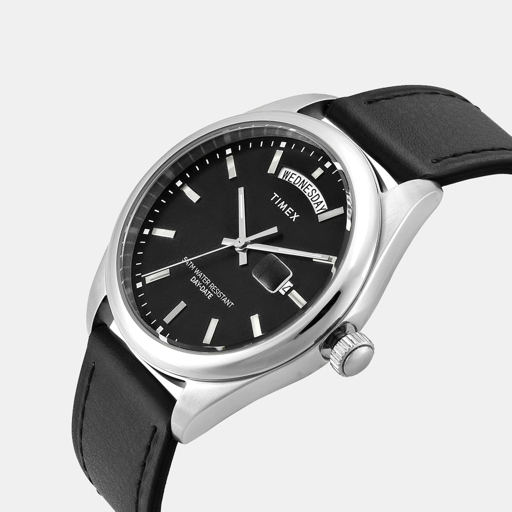 Legacy Men Quartz Dial Analog Leather Watch TWEG27107