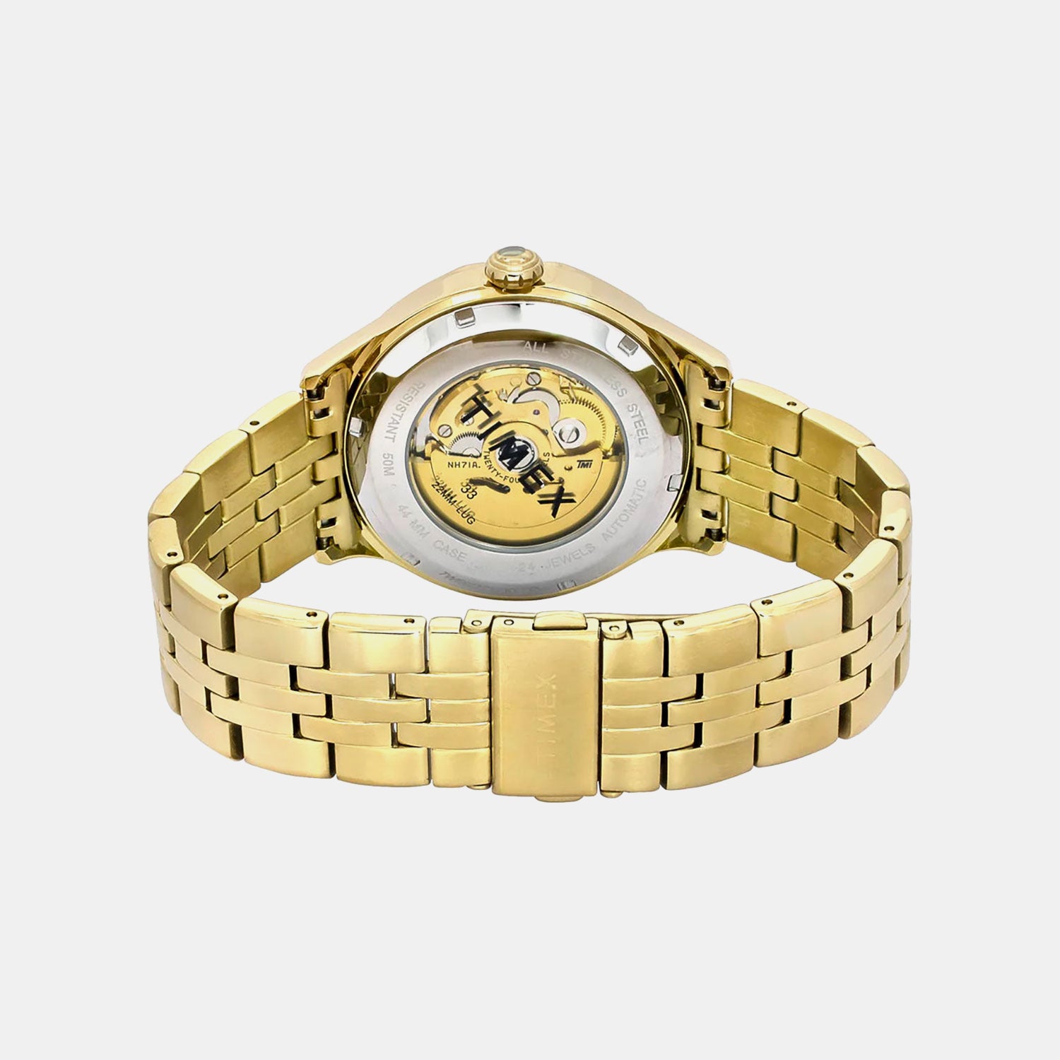 Fashion Men Automatic Champagne Dial Analog Stainless Steel Watch TWEG27600