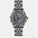 Fashion Men Automatic Grey Dial Analog Stainless Steel Watch TWEG27601