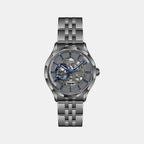 Fashion Men Automatic Grey Dial Analog Stainless Steel Watch TWEG27601