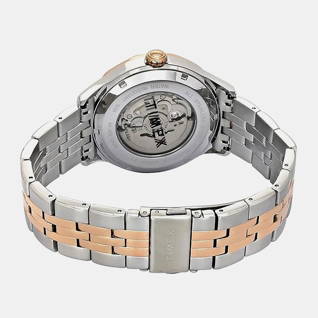 Fashion Men Automatic Green Dial Analog Stainless Steel Watch TWEG27602