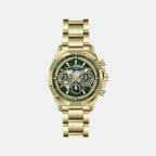 Fashion Men Quartz Green Dial Multi-Function Stainless Steel Watch TWEG27700