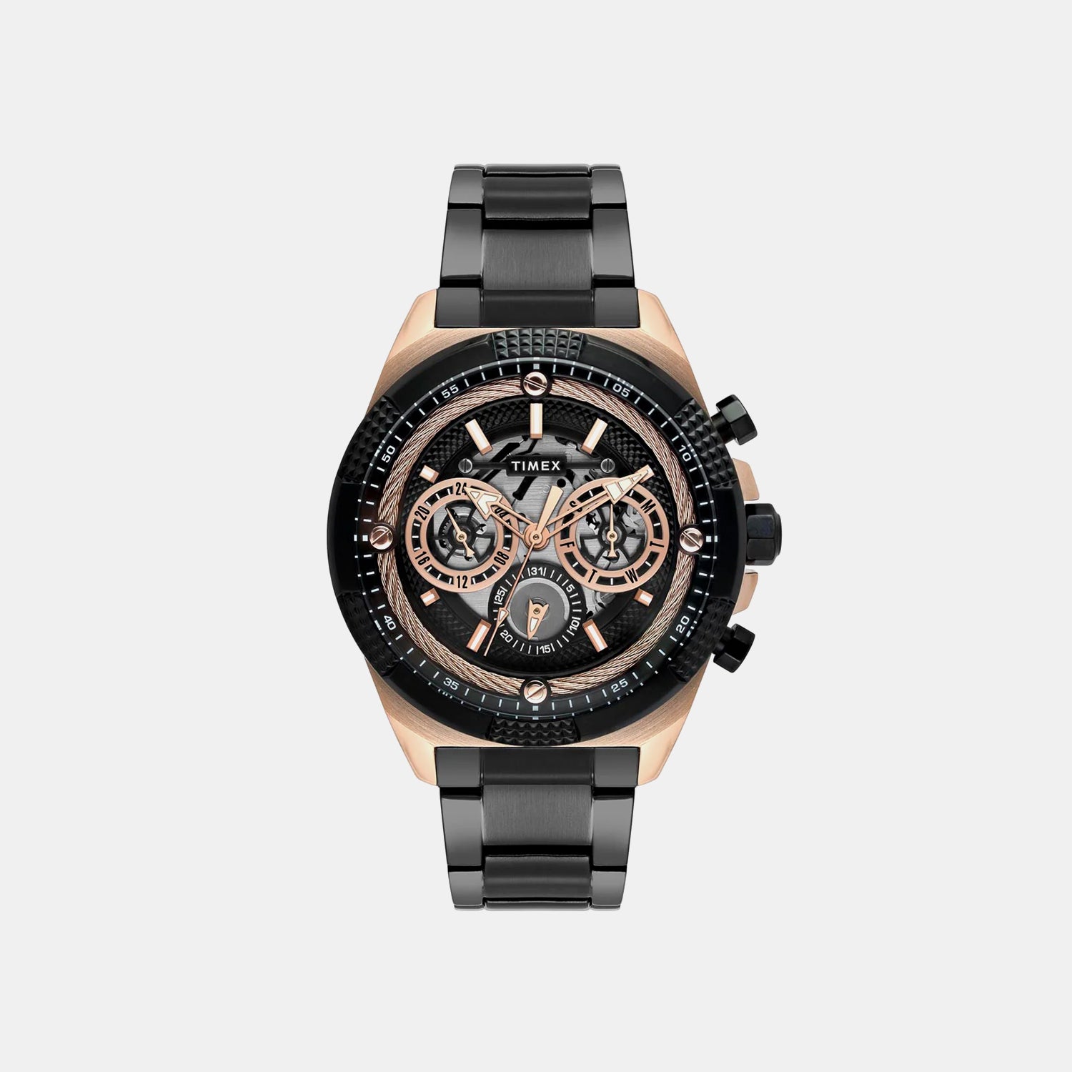 Signio Men Quartz Dial Multi-Function Stainless Steel Watch TWEG27702