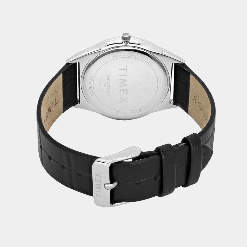 Fashion Men Quartz Copper Dial Analog Leather Watch TWEG27900